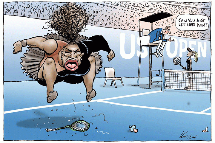 Cartoon-of-Serena-Williams-Sparks-Controversy Urban Hydration