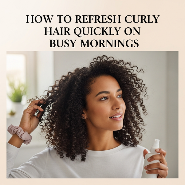HOW TO REFRESH CURLY HAIR QUICKLY ON BUSY MORNINGS