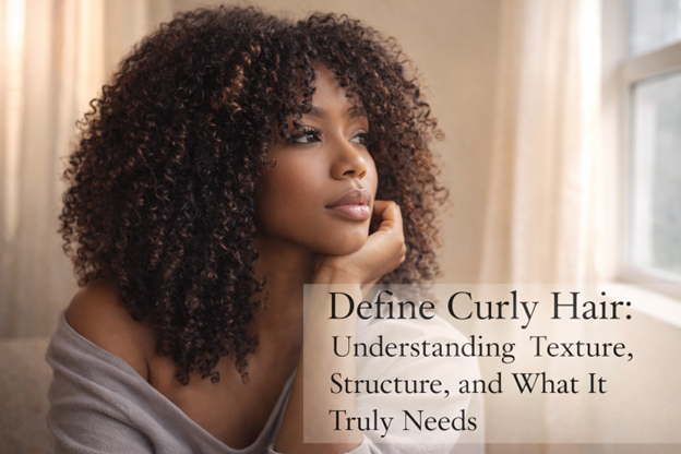 DEFINE CURLY HAIR: UNDERSTANDING TEXTURE, STRUCTURE, AND WHAT IT TRULY NEEDS