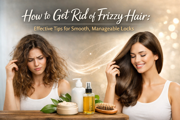 HOW TO GET RID OF FRIZZY HAIR: EFFECTIVE TIPS FOR SMOOTH, MANAGEABLE LOCKS