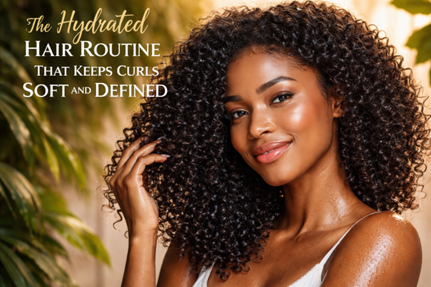 THE HYDRATED HAIR ROUTINE THAT KEEPS CURLS SOFT AND DEFINED