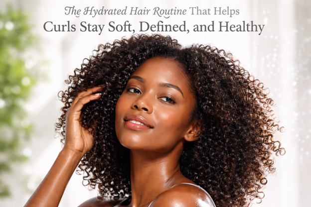 The Hydrated Hair Routine That Helps Curls Stay Soft, Defined, and Healthy