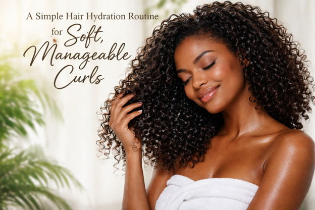 A SIMPLE HAIR HYDRATION ROUTINE FOR SOFT, MANAGEABLE CURLS