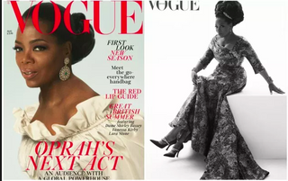 Oprah On Cover Of British Vogue.