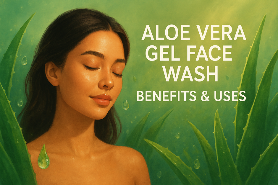 ALOE VERA GEL FACE WASH: BENEFITS & USES