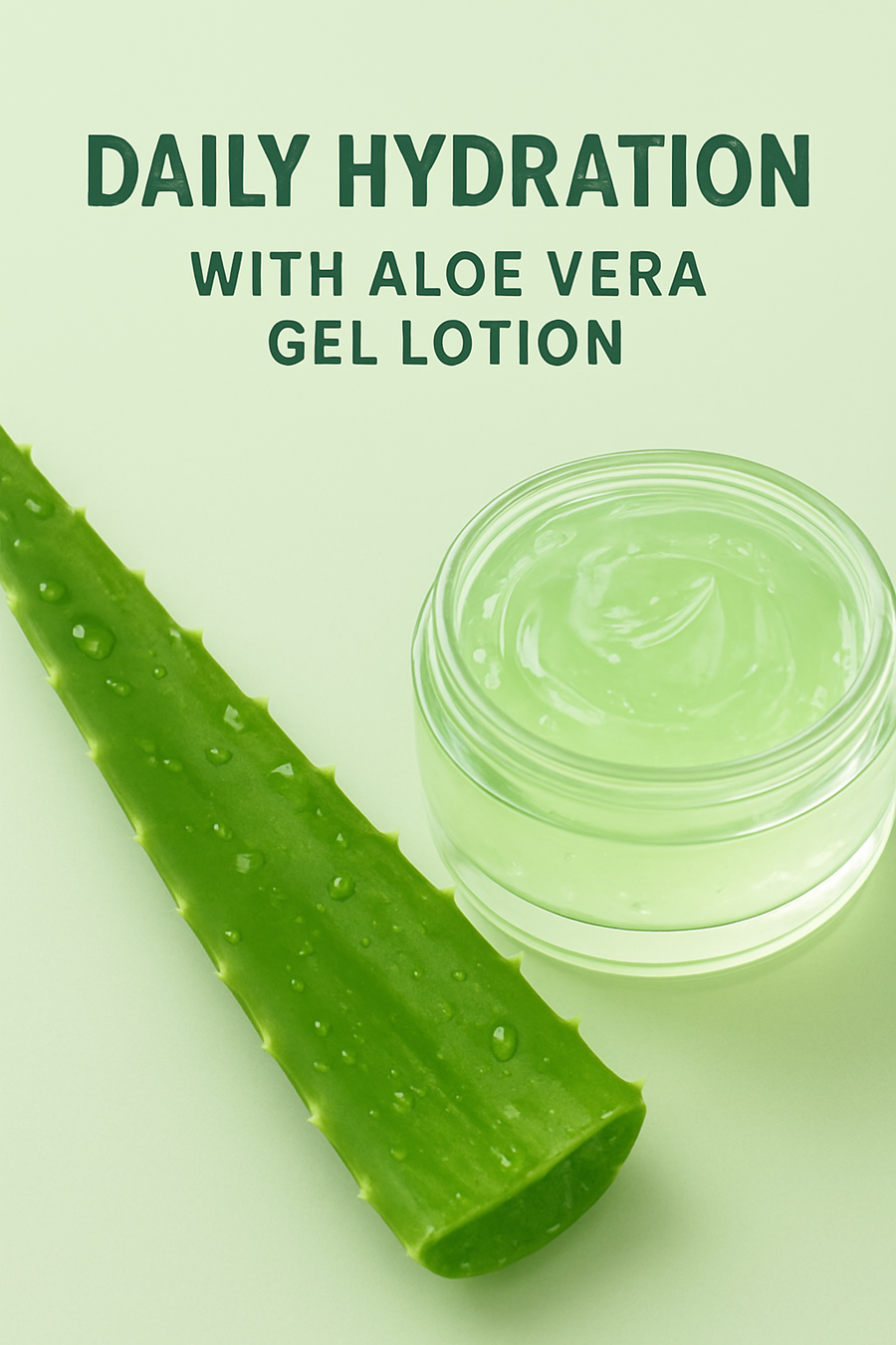 DAILY HYDRATION WITH ALOE VERA GEL LOTION