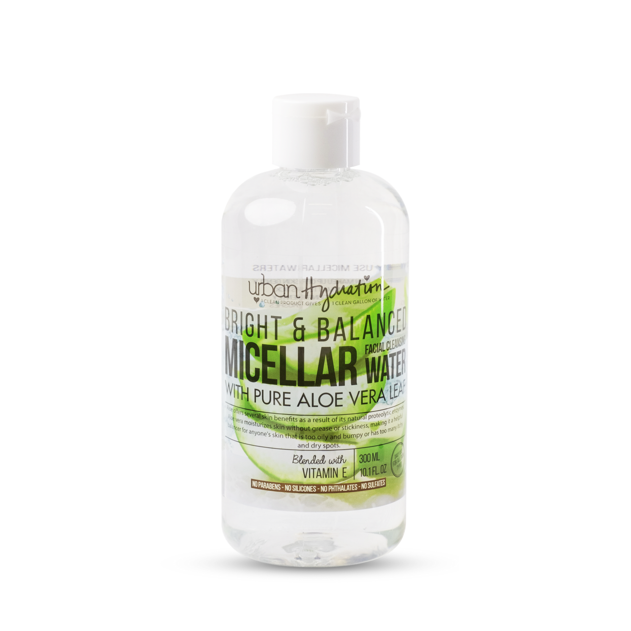 Urban Hydration Bright & Balanced Aloe Vera Leaf Micellar Water 10oz