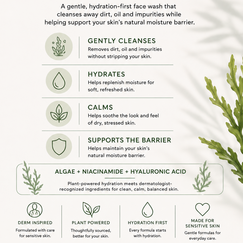 Urban Hydration Sea Acne Gone & Sea The Glow Algae Face Wash Urban Hydration