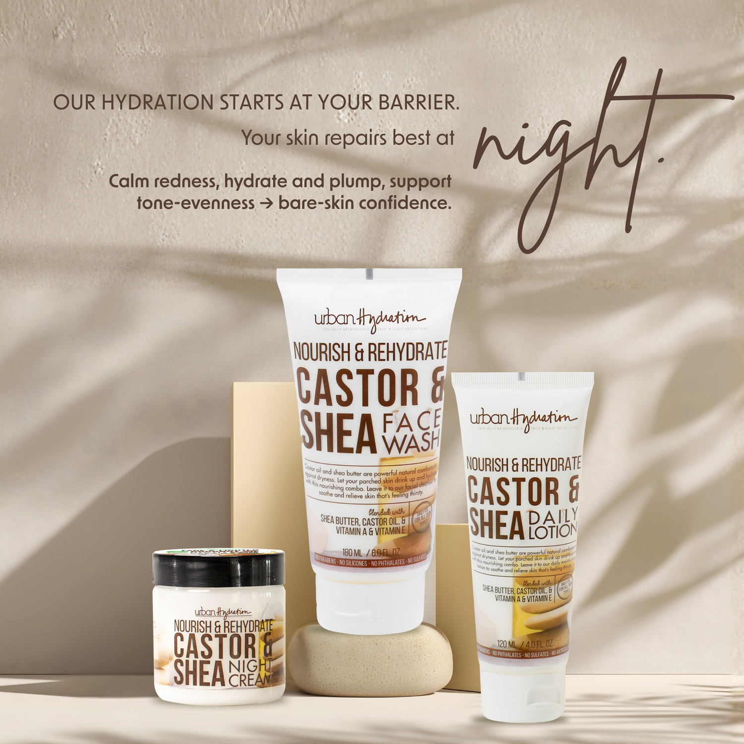 Urban Hydration Day + Night Hydration System (7-Piece Set)