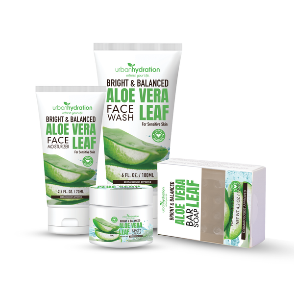 Urban Hydration Aloe Vera Cleanse & Hydrate 4pc Set