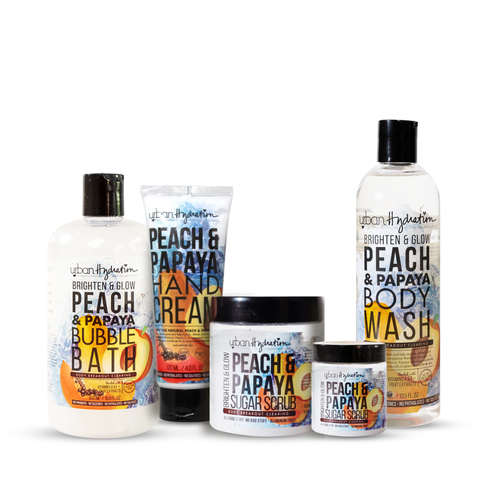 Urban Hydration Peach & Papaya 6-Piece Body Set