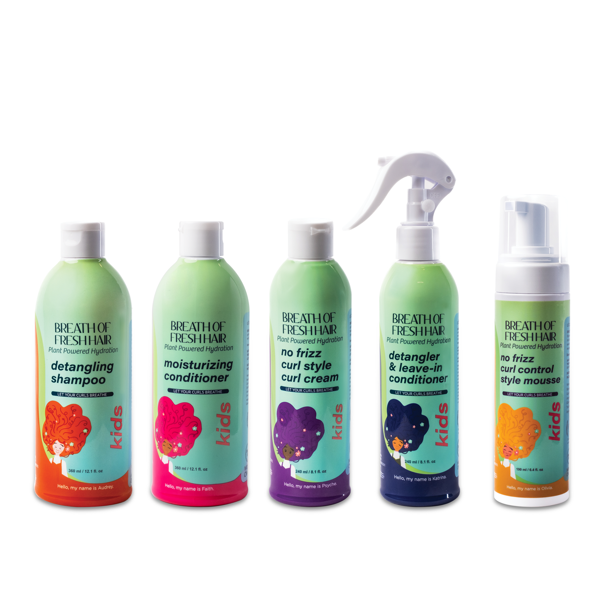 Urban Hydration Breath of Fresh Hair Kids 5 Piece Kit