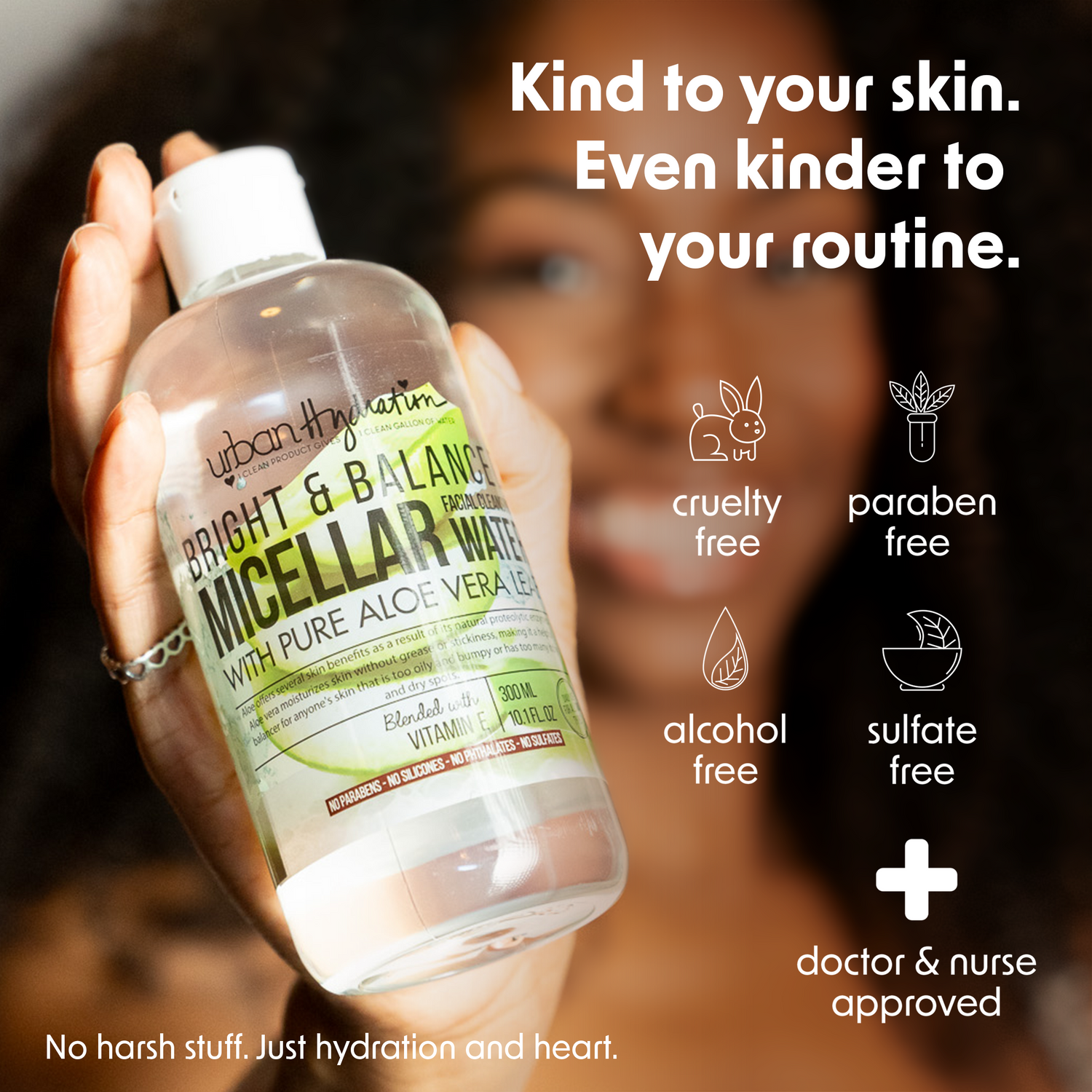 Urban Hydration Bright & Balanced Aloe Vera Leaf Micellar Water 10oz
