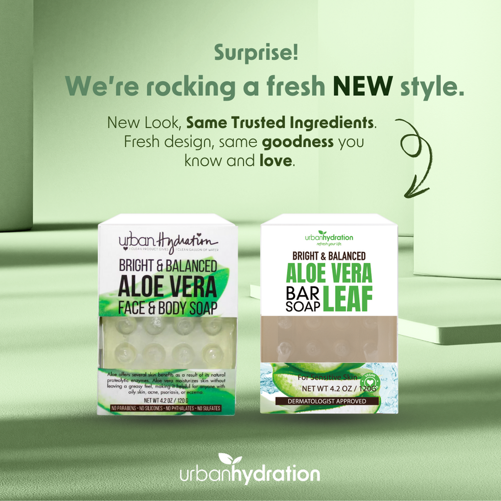 Urban Hydration Aloe Vera Leaf Face & Body Bar Soap