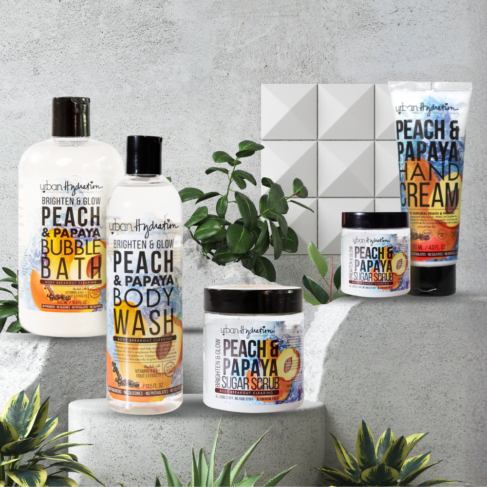 Urban Hydration Peach & Papaya 6-Piece Body Set