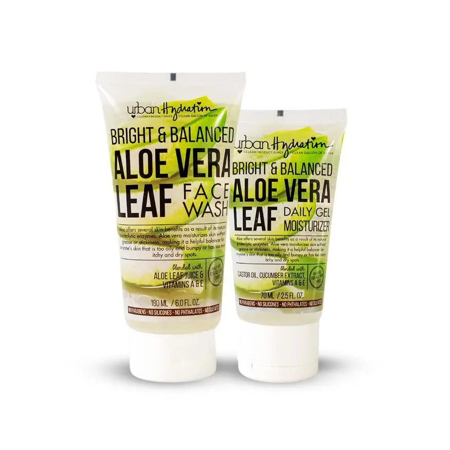 Urban Hydration Bright & Balanced Aloe Vera Cleanse & Hydrate 2pc Set Urban Hydration