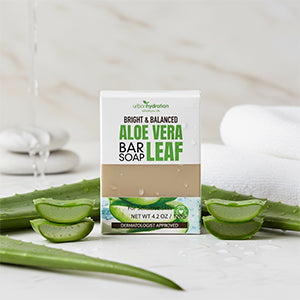 Urban Hydration Aloe Vera Leaf Face & Body Bar Soap - 6 Pack