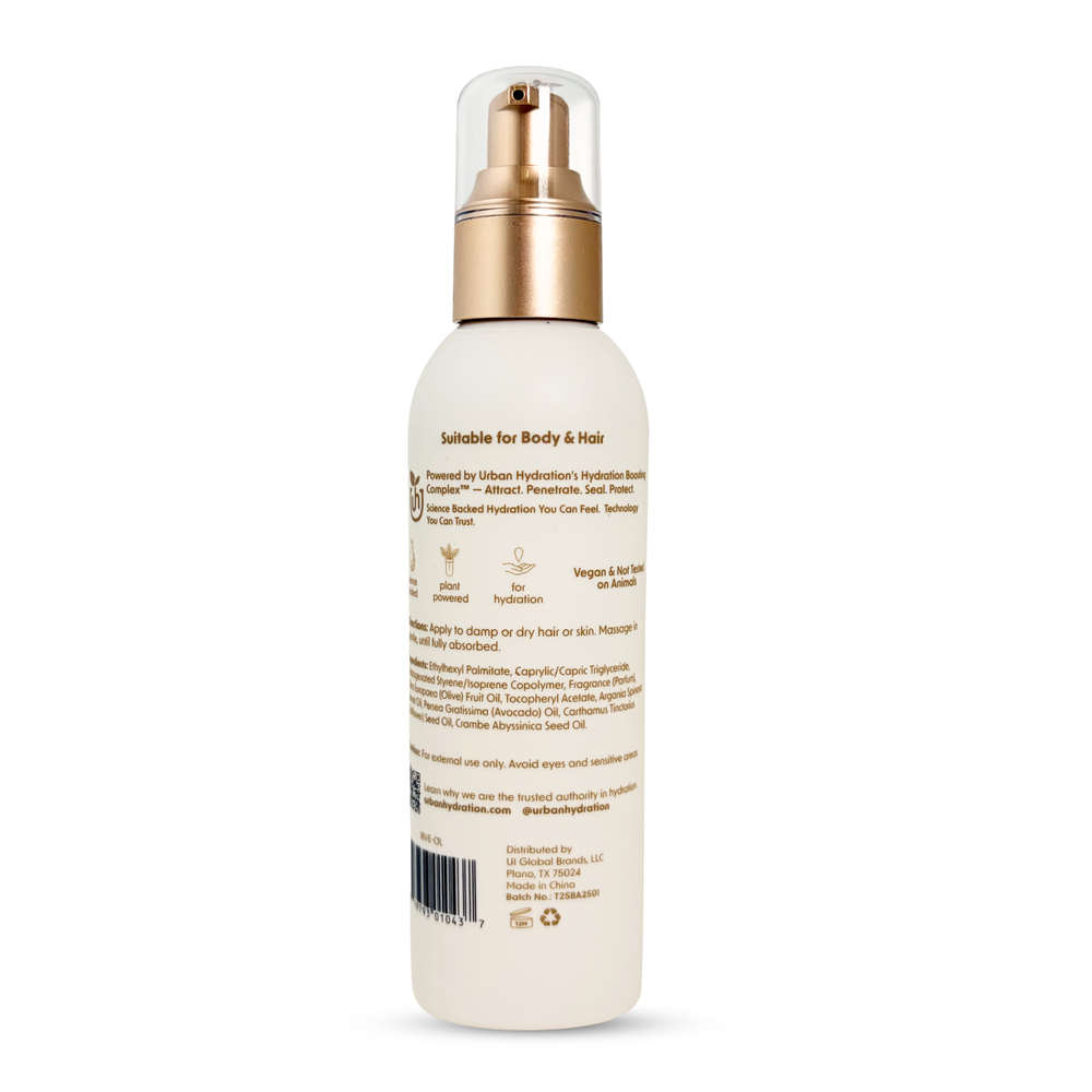 Urban Hydration Drench & Indulge Vanilla Aromatherapy Everything Hair Oil & Body Oil
