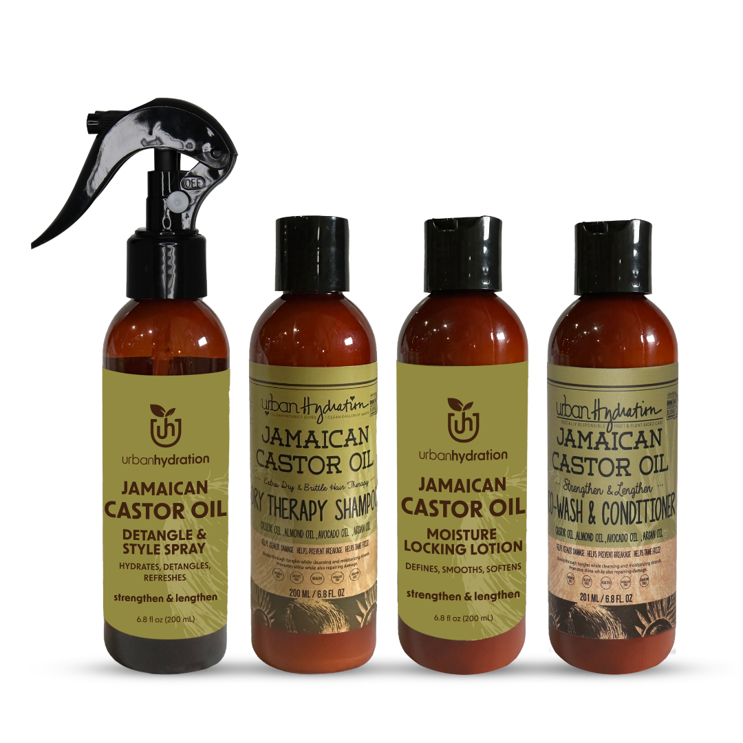 Urban Hydration Jamaican Castor Oil Mini Everything 4pc Set