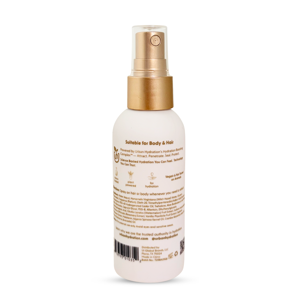 Urban Hydration Drench & Indulge Vanilla Aromatherapy Everything Mist: Body Mist, Hair Mist