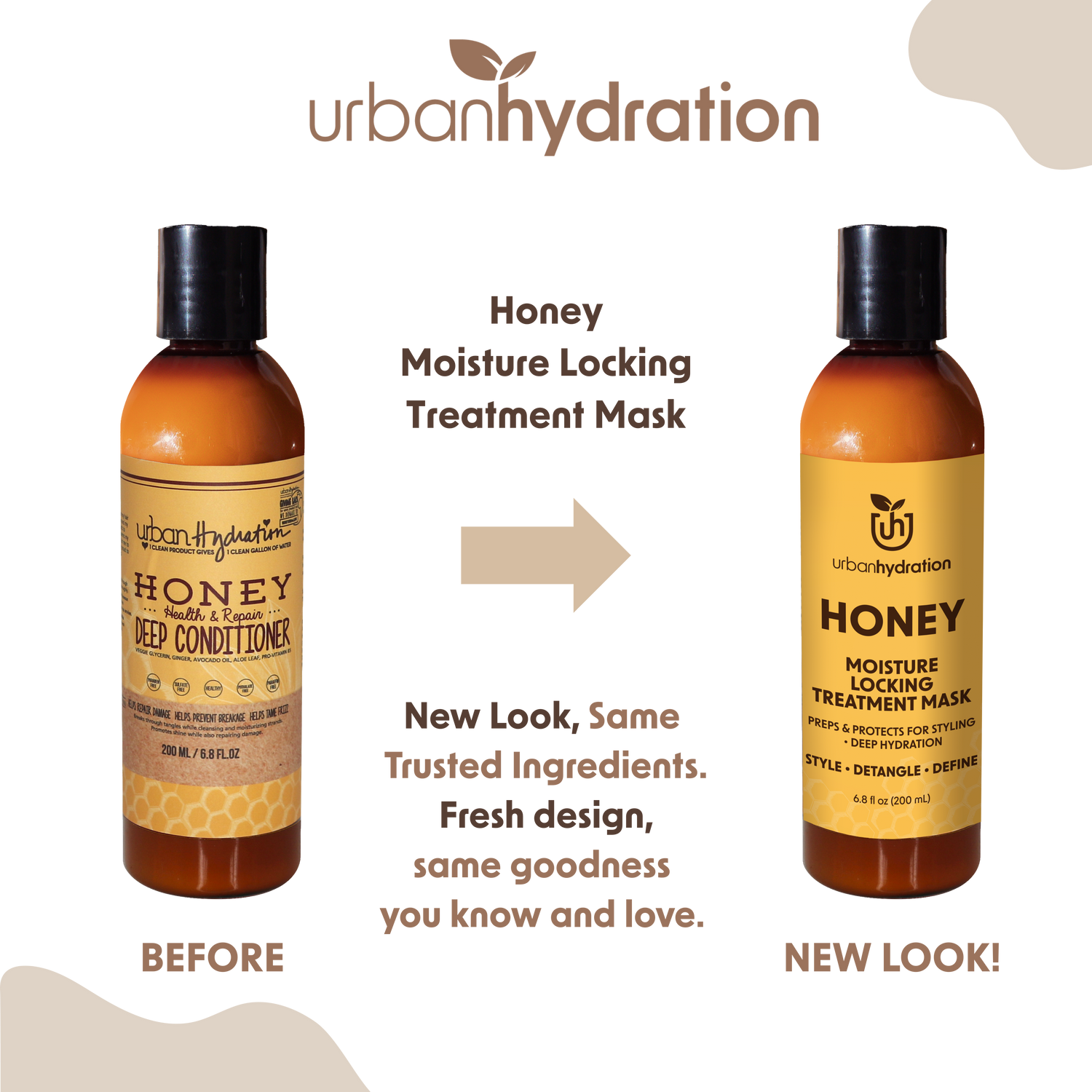 Honey Health & Repair Moisture Locking Treatment Mask-Deep Conditioner - 6.8oz