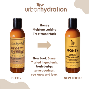 Urban Hydration Honey Health & Repair Moisture Locking Treatment Mask-Deep Conditioner - 6.8oz