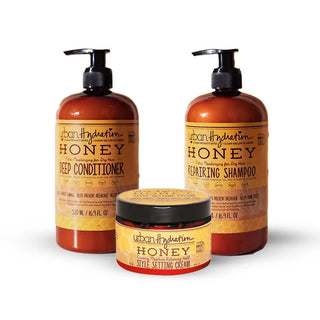 Urban Hydration Honey Health & Repair Haircare Wash & Style 3pc Set Urban Hydration