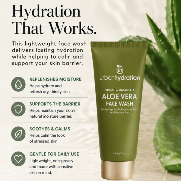 Urban Hydration Morning Routine Aloe Vera Cleanse & Hydrate 5pc Set