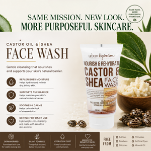 Urban Hydration Castor & Shea Face Wash