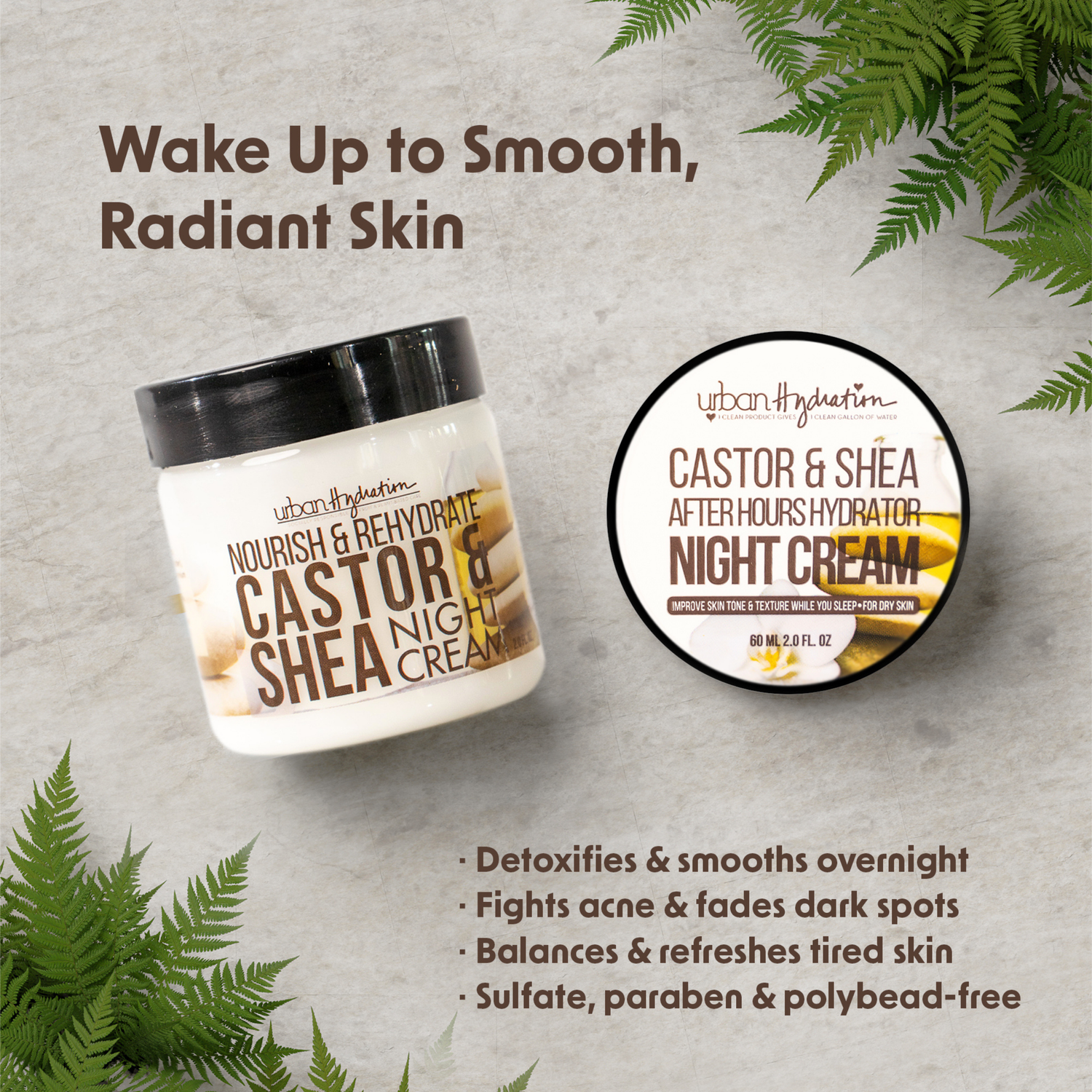 Urban Hydration Castor & Shea Night Cream