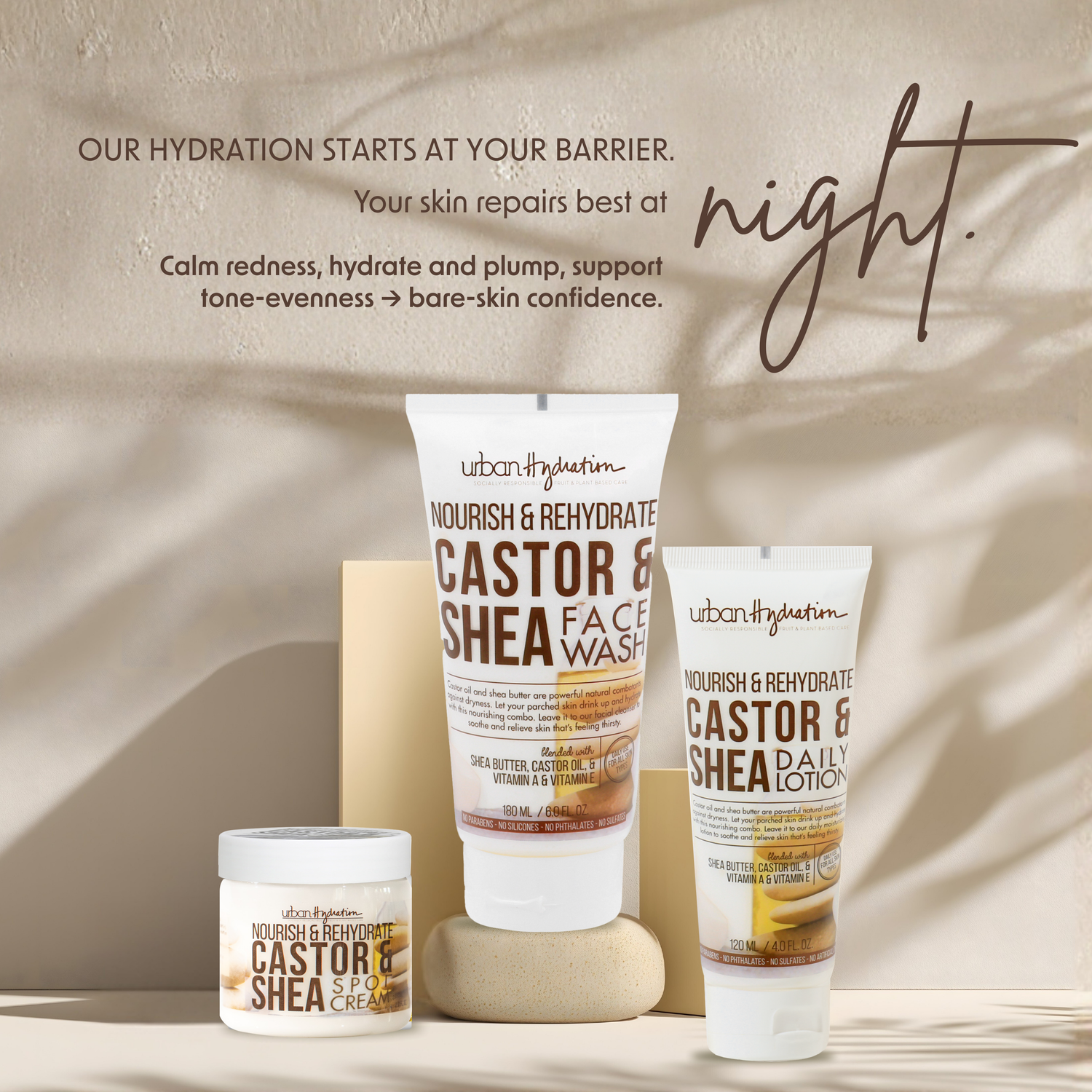 Urban Hydration Day + Night Hydration System (7-Piece Set)