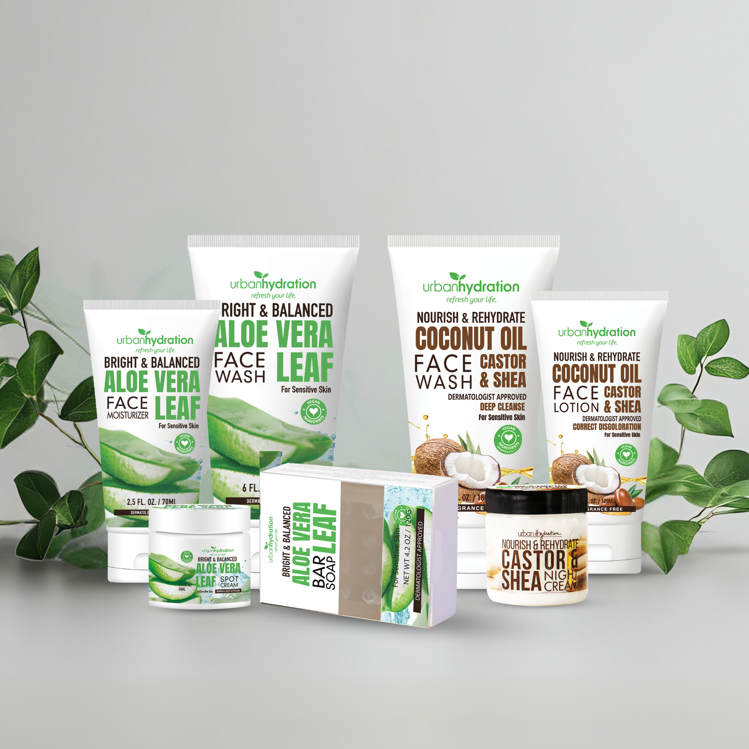 Urban Hydration Day + Night Hydration System (7-Piece Set)