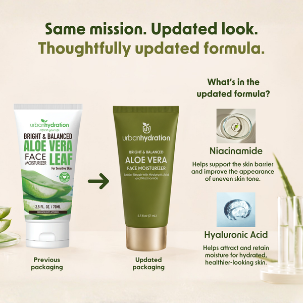 Aloe Vera Bright + Balanced Gel Moisturizer and Serum
