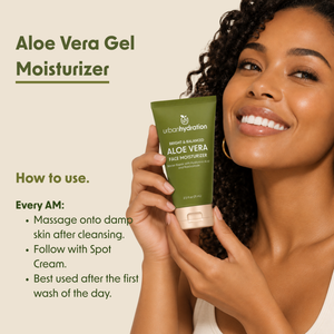 Aloe Vera Bright + Balanced Gel Moisturizer and Serum