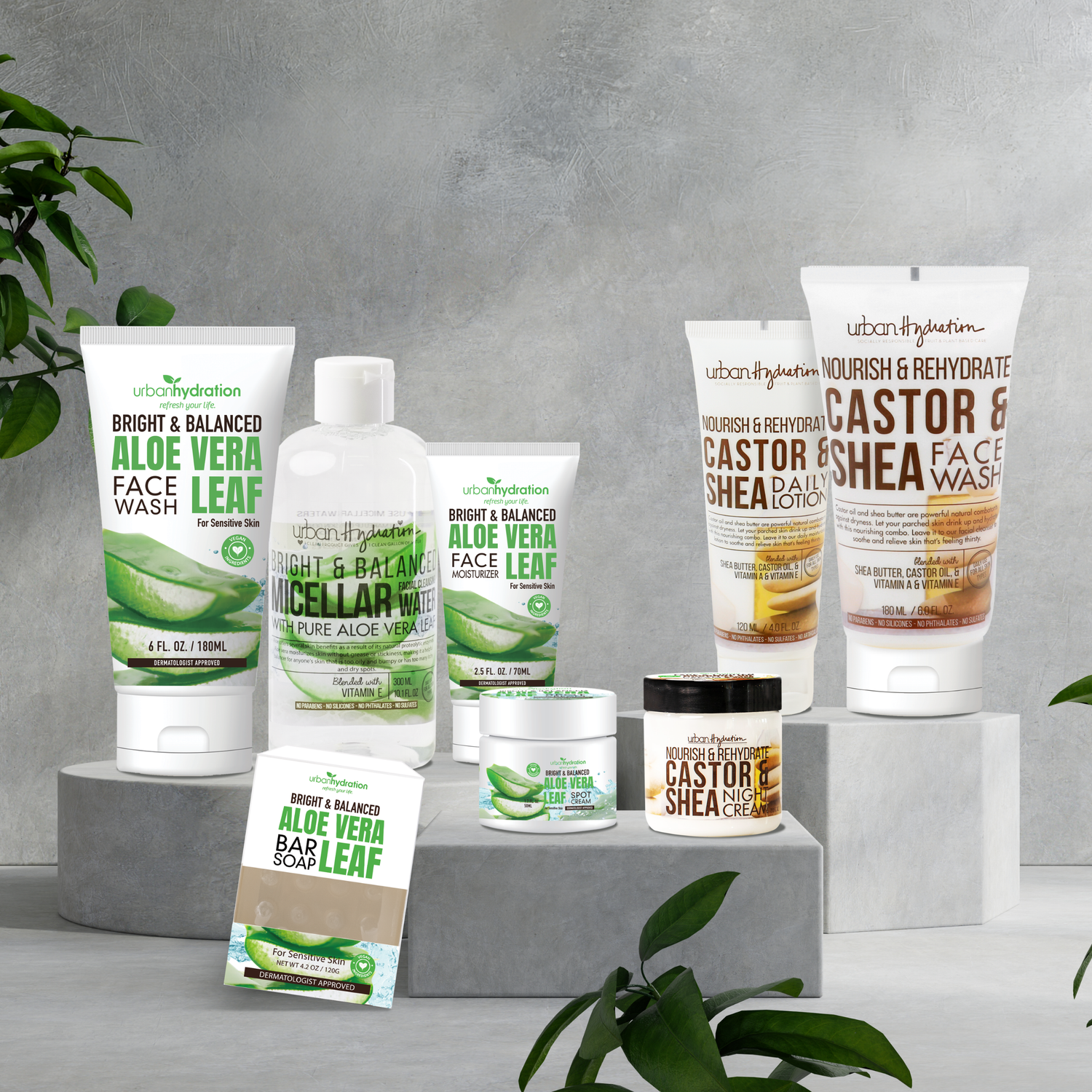 Urban Hydration Day + Night Hydration System (8-Piece Set)