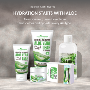 Urban Hydration Morning Routine Aloe Vera Cleanse & Hydrate 5pc Set