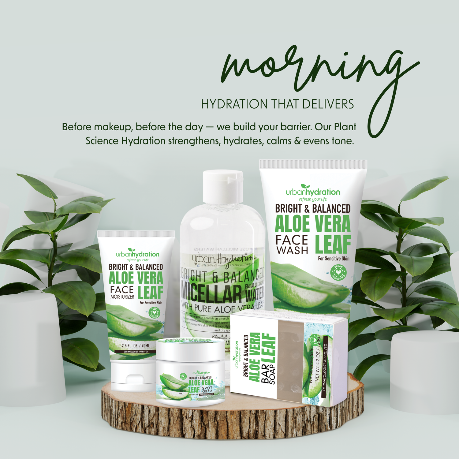 Urban Hydration Day + Night Hydration System (8-Piece Set)