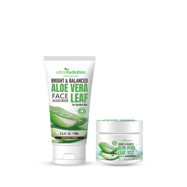 Urban Hydration Aloe Vera Moisturize & Treat 2pc Set-Face Moisturizer & Spot Cream