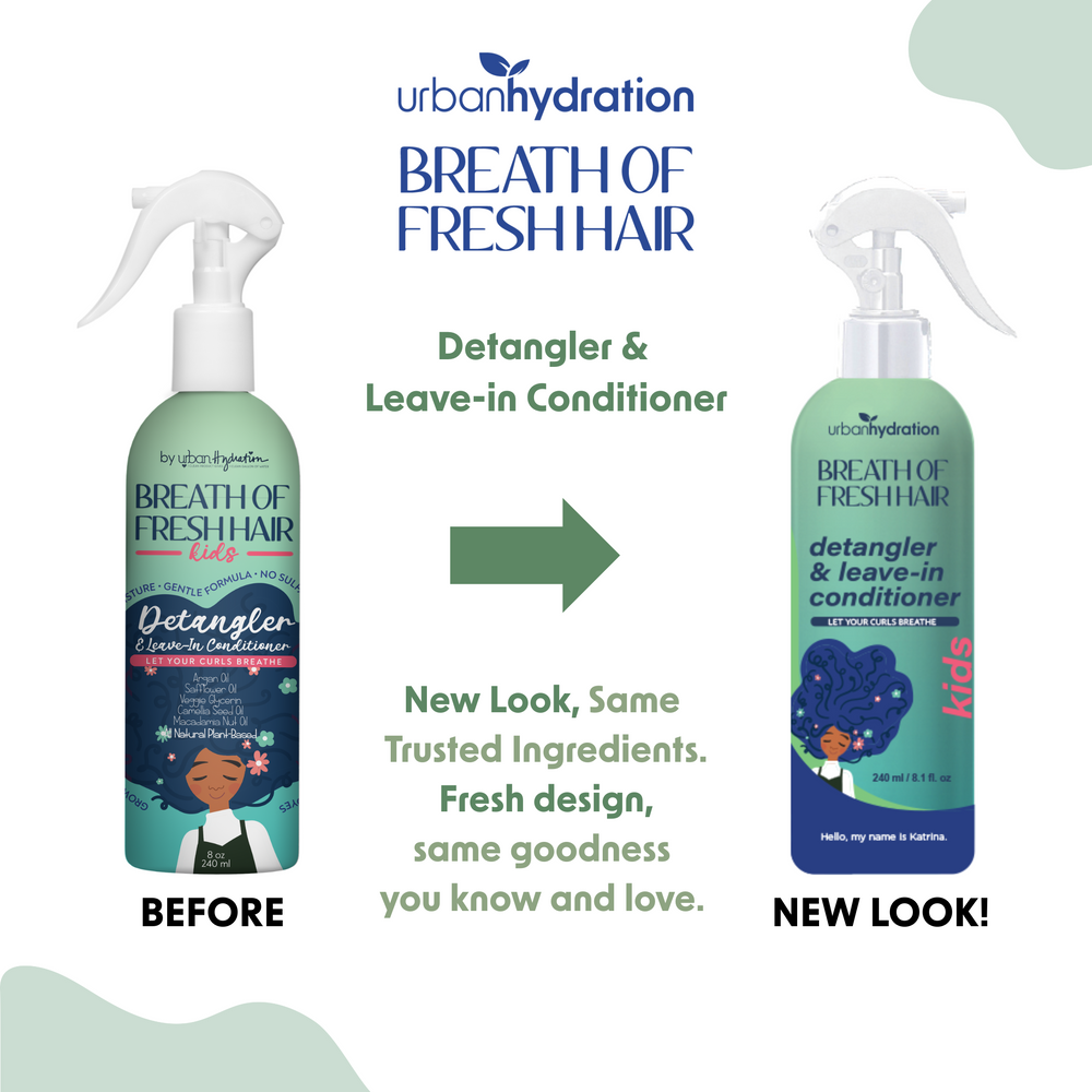 Urban Hydration Breath of Fresh Hair Kids Detangler & Leave-In Conditioner