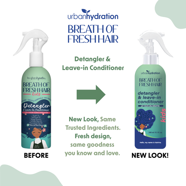 Urban Hydration Breath of Fresh Hair Kids Detangler & Leave-In Conditioner
