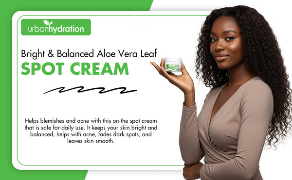 Crema para atenuar manchas oscuras Bright &amp; Balanced Aloe Vera Leaf | Urban Hydration