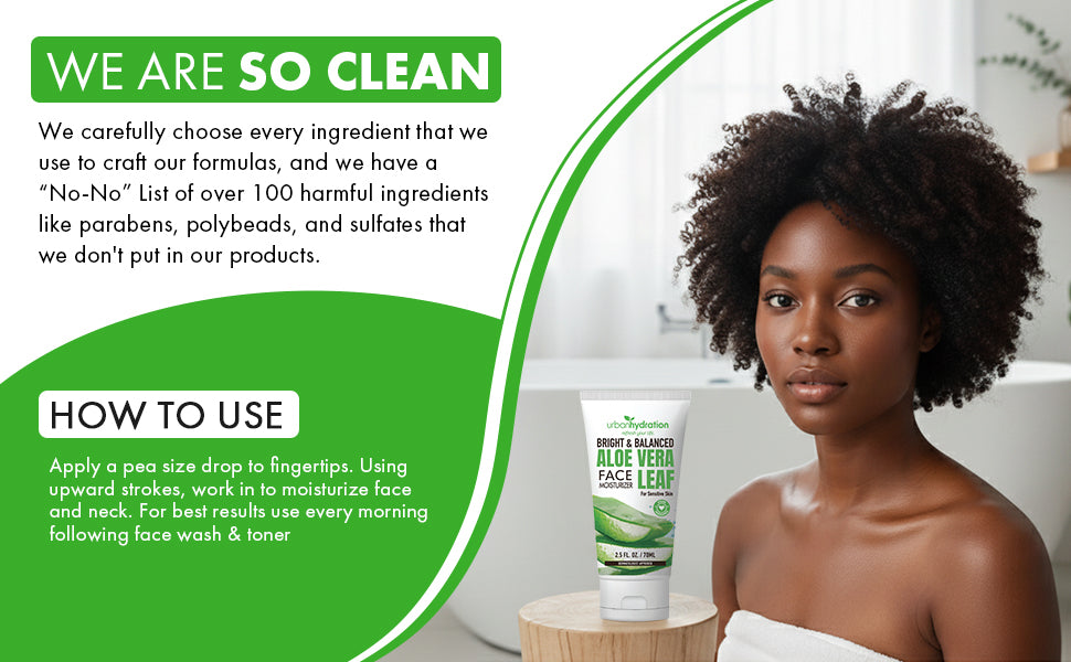 Aloe Vera Leaf Gel Moisturizer and Serum