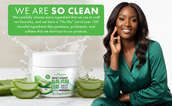 Crema para atenuar manchas oscuras Bright &amp; Balanced Aloe Vera Leaf | Urban Hydration