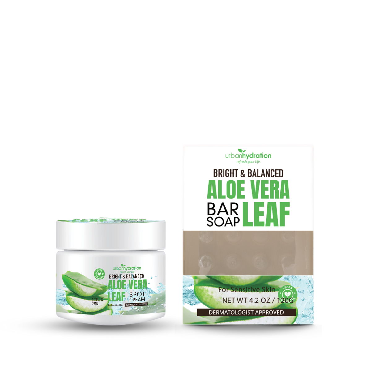 Aloe Vera Target + Soothe Skincare Set 2 Piece