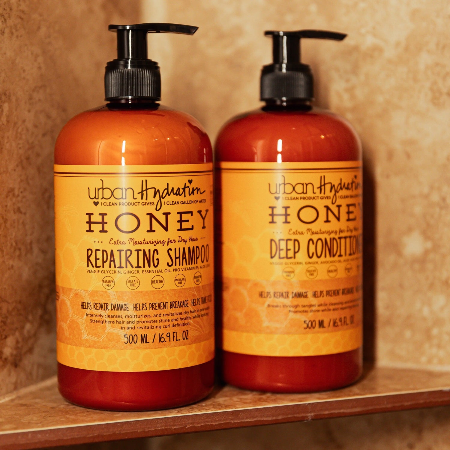 Urban Hydration Honey Health & Repair Shampoo & Conditioner 2pc Set Urban Hydration