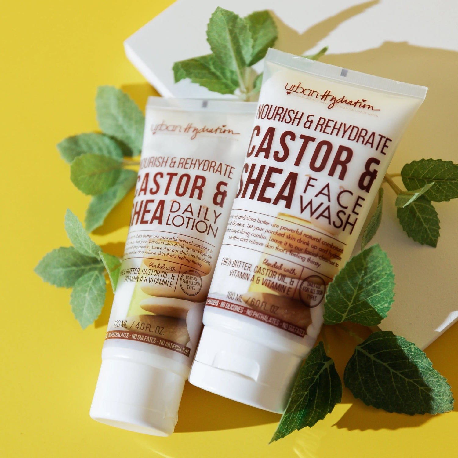 Urban Hydration Nourish & Rehydrate Castor & Shea 2pc Set Urban Hydration