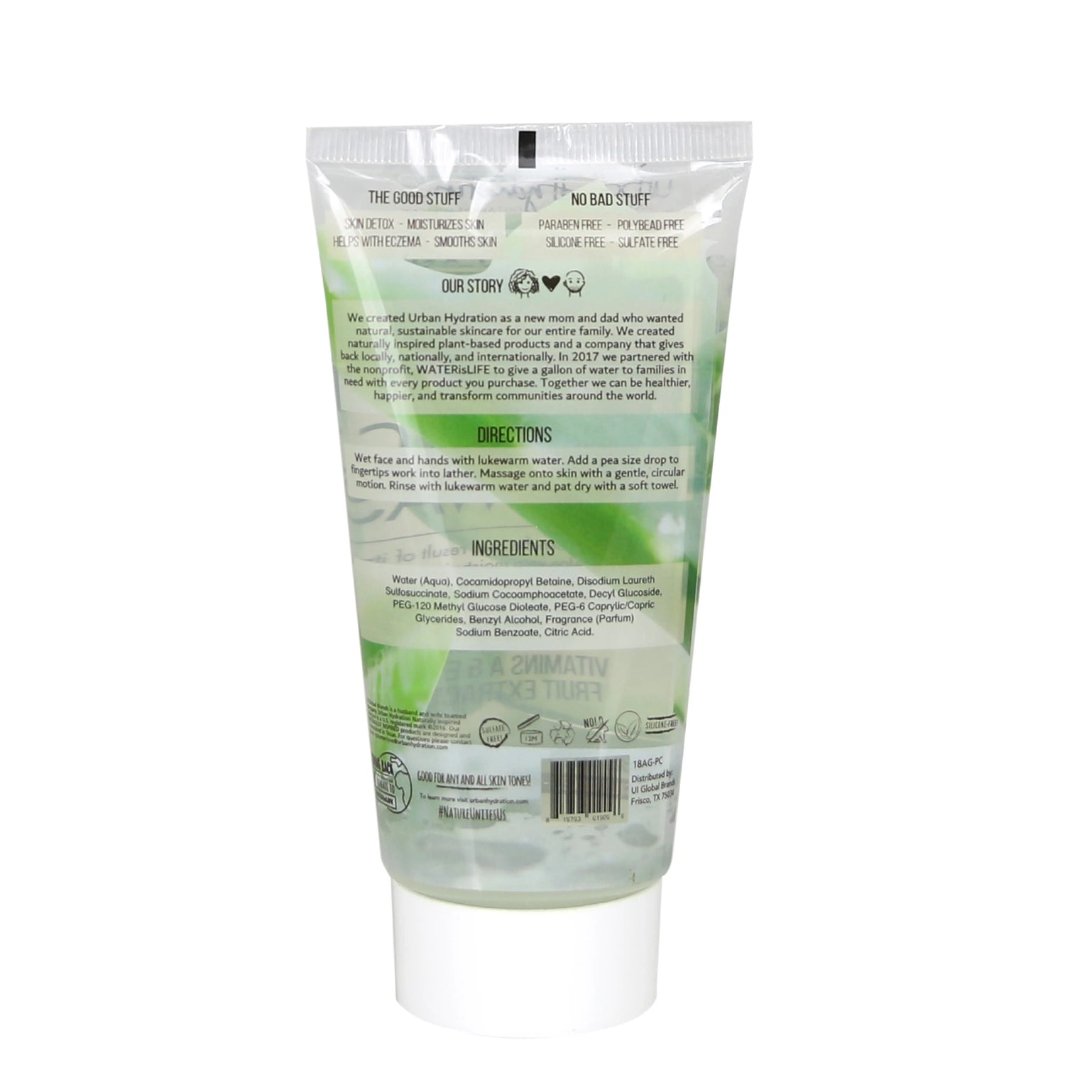 Urban Hydration Bright & Balanced Aloe Vera Leaf Face Wash Urban Hydration Urban Hydration Bright & Balanced Aloe Vera Leaf Face Wash Skincare  Urban Hydration