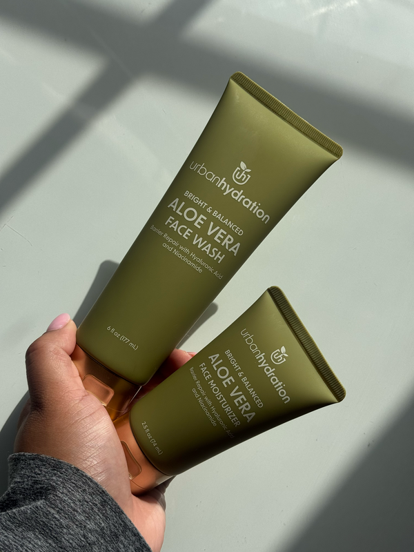 Aloe Vera Bright + Balanced Gel Moisturizer and Serum