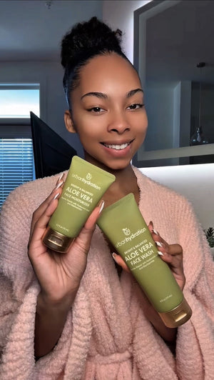 Aloe Vera Cleanse + Hydrate Skincare Set | 2-Piece