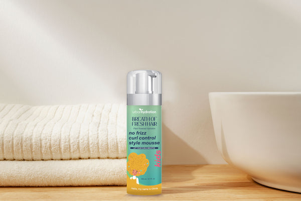 Urban Hydration Breath of Fresh Hair Kids No Frizz Curl Control Curl Styling Mousse